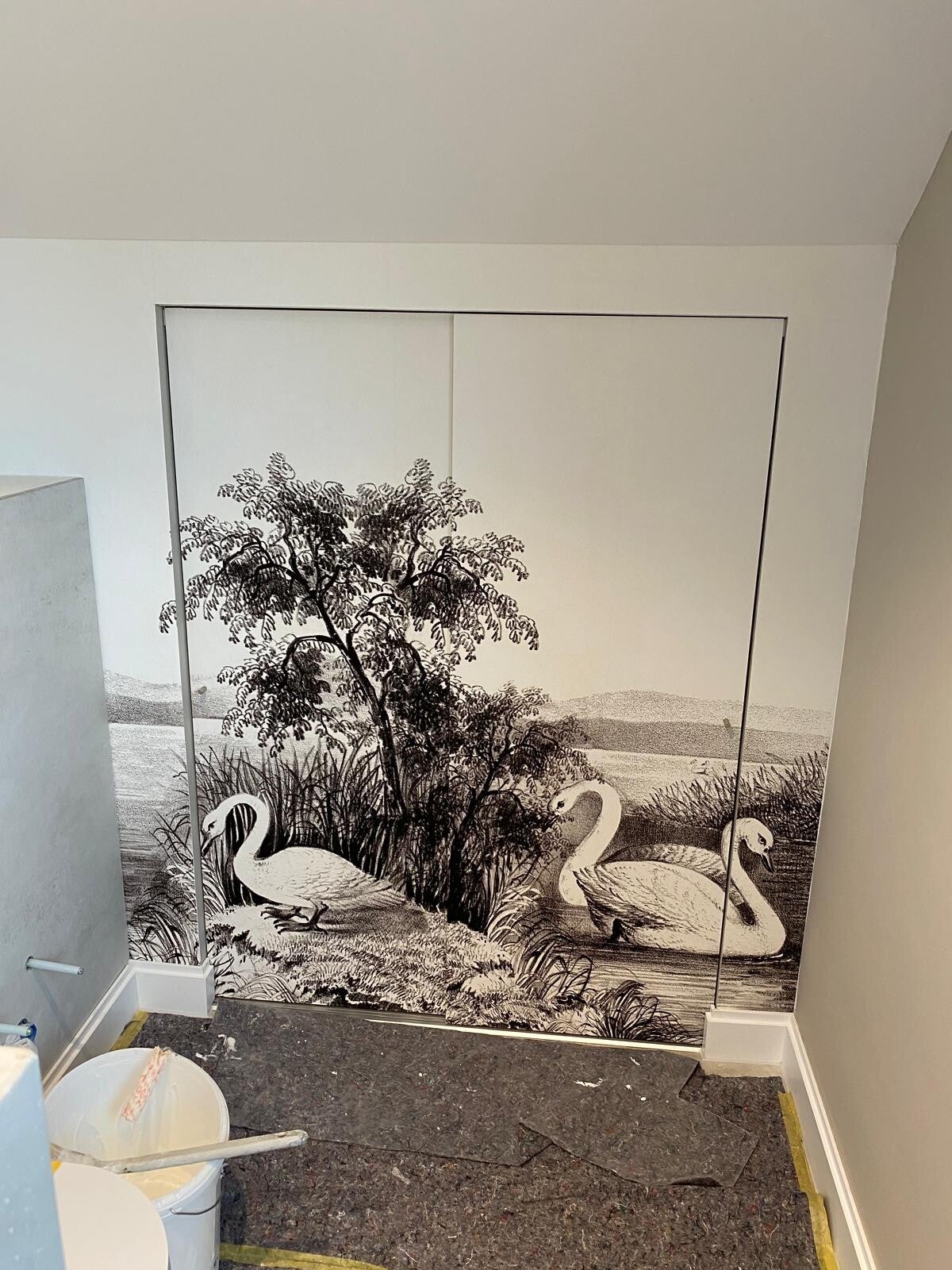 Wandgestaltung mit Fototapete